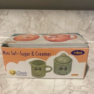Mini Set-Sugar & Creamer